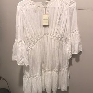 Lucky Brand Flowy White Dress